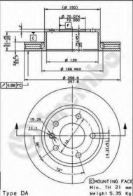 Тормозной диск BRECO BS 8247