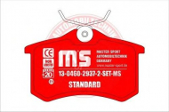 Комплект тормозных колодок MASTER-SPORT 13-0460-2937-2-SET-MS