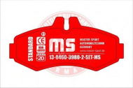 Комплект тормозных колодок MASTER-SPORT 13-0460-3980-2-SET-MS