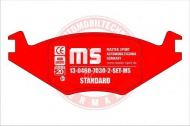 Комплект тормозных колодок MASTER-SPORT 13-0460-7030-2-SET-MS