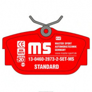 Комплект тормозных колодок MASTER-SPORT 13-0460-2873-2-SET-MS