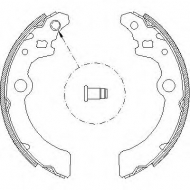 Комлект тормозных накладок WOKING Z4143.00