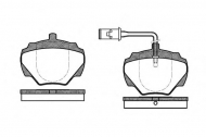 Комплект тормозных колодок WOKING P3223.01