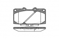 Комплект тормозных колодок WOKING P4993.04