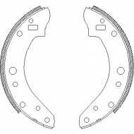 Комлект тормозных накладок WOKING Z4229.00