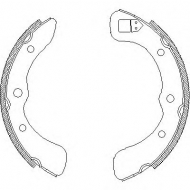 Комлект тормозных накладок WOKING Z4352.00