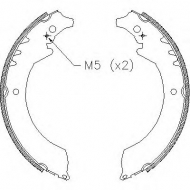Комлект тормозных накладок WOKING Z4355.00