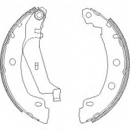 Комлект тормозных накладок WOKING Z4416.01