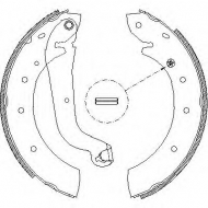 Комлект тормозных накладок WOKING Z4514.01