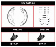 Комплект тормозов WOKING SPK 3082.01