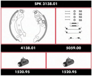 Комплект тормозов WOKING SPK 3138.01