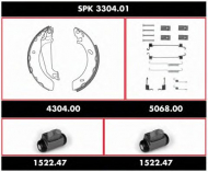Комплект тормозов WOKING SPK 3304.01