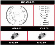 Комплект тормозов WOKING SPK 3398.03