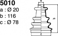Комплект пыльника DEPA 5010