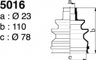 Комплект пыльника DEPA 5016