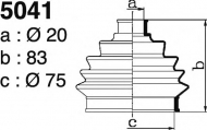 Комплект пыльника DEPA 5041