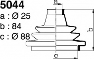 Комплект пыльника DEPA 5044