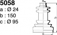 Комплект пыльника DEPA 5058