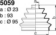 Комплект пыльника DEPA 5059