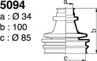 Комплект пыльника DEPA 5094