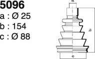 Комплект пыльника DEPA 5096