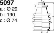 Комплект пыльника DEPA 5097