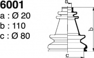 Комплект пыльника DEPA 6001
