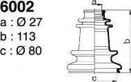 Комплект пыльника DEPA 6002