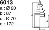 Комплект пыльника DEPA 6013