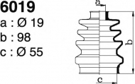 Комплект пыльника DEPA 6019