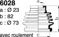 Комплект пыльника DEPA 6028