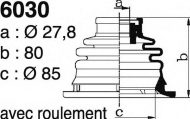 Комплект пыльника DEPA 6030
