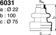 Комплект пыльника DEPA 6031