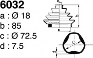 Комплект пыльника DEPA 6032