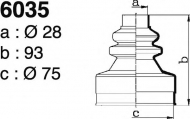Комплект пыльника DEPA 6035