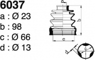 Комплект пыльника DEPA 6037