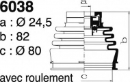 Комплект пыльника DEPA 6038