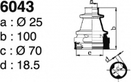 Комплект пыльника DEPA 6043