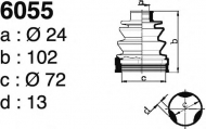 Комплект пыльника DEPA 6055