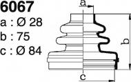 Комплект пыльника DEPA 6067