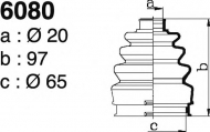 Комплект пыльника DEPA 6080