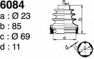 Комплект пыльника DEPA 6084