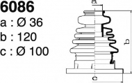 Комплект пыльника DEPA 6086