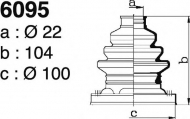 Комплект пыльника DEPA 6095