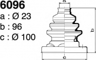 Комплект пыльника DEPA 6096