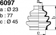 Комплект пыльника DEPA 6097