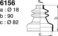 Комплект пыльника DEPA 6156