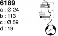 Комплект пыльника DEPA 6189