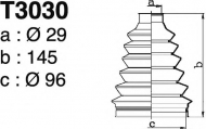 Комплект пыльника DEPA T3030