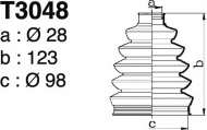 Комплект пыльника DEPA T3048